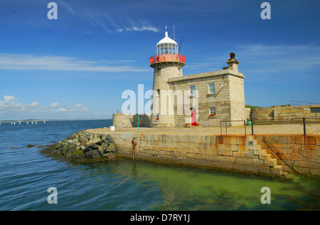 Faro a Howth Foto Stock