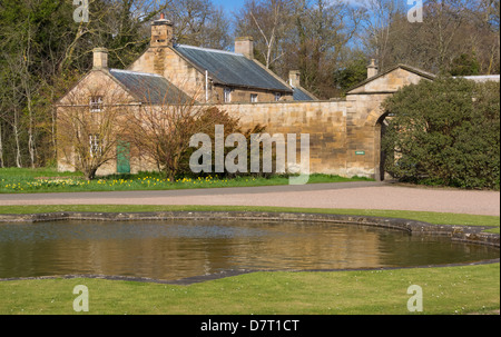 Howick Hall di Northumberland, la casa di Earl Grey. Foto Stock