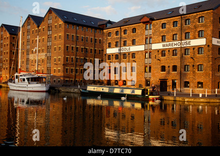 Gloucester docks, Gloucester, Inghilterra Foto Stock