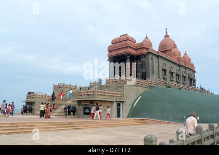 Vivekananda Rock Memorial, Kanyakumari, Tamil Nadu, India Foto Stock