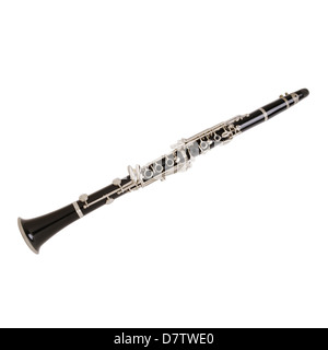 Il clarinetto strumento musicale Foto Stock