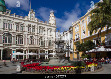 Cairasco Square, Las Palmas, Isole Canarie, Spagna Foto Stock