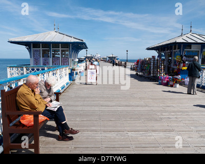 Il molo di Llandudno North Wales UK Foto Stock