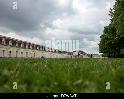 Una vista della storica Royal corda fabbrica presso l'arsenale navale a Rochefort, Francia Foto Stock