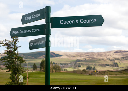 Primavera a GlenEagles campi da golf. Perthshire Scozia UK. Foto Stock