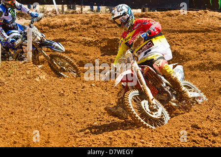 Agueda, Portogallo, 5 maggio 2013, Campionato Mondiale MX1, Italiano David Philippaerts con una Honda, ottavo in gara 1 e ottavo in gara 2 Foto Stock