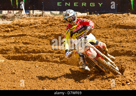 Agueda, Portogallo, 5 maggio 2013, Campionato Mondiale MX1, Italiano David Philippaerts con una Honda, ottavo in gara 1 e ottavo in gara 2 Foto Stock