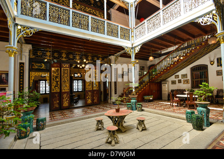 Asia Malaysia Penang Georgetown Pinang Mansion tradizionale casa malese Foto Stock