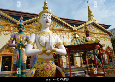 Asia Malaysia Penang Georgetown Wat Chayamangkalaram tempio buddista Foto Stock