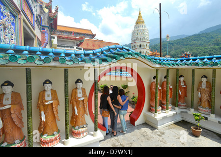 Asia Malaysia Penang statua di Buddha nel Kek Lok Si tempio buddista Foto Stock