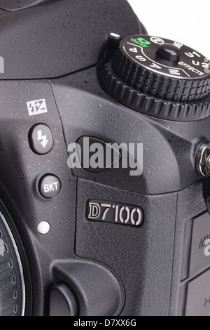 Nikon D7100 digital SLR - dettaglio del controllo di flash Foto Stock