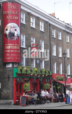 L'Orzo Mow Pub Marylebone Londra Foto Stock