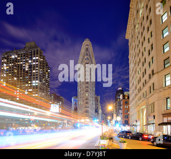 Il Flatiron District di New York City. Foto Stock