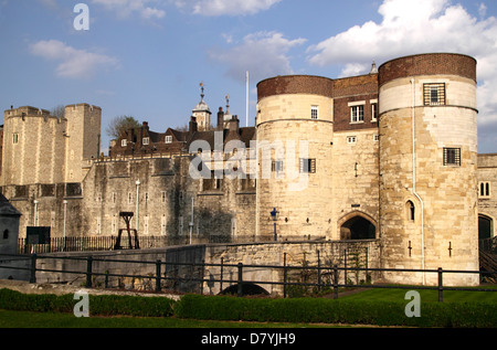 Byward Tower della Torre di Londra Foto Stock