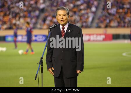 Saburo Kawabuchi, 15 maggio 2013 - Calcio : J.League ventesimo anniversario cerimonia nuziale prima 2013 J.League Yamazaki Nabisco Cup Group B match tra FC Tokyo - Albirex Niigata al National Stadium, Tokyo, Giappone. (Foto di AFLO SPORT) Foto Stock