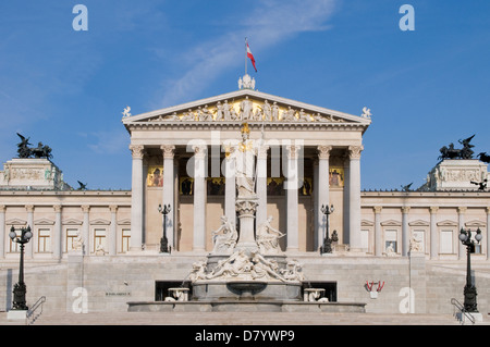 La Casa del Parlamento, Vienna, Austria Foto Stock