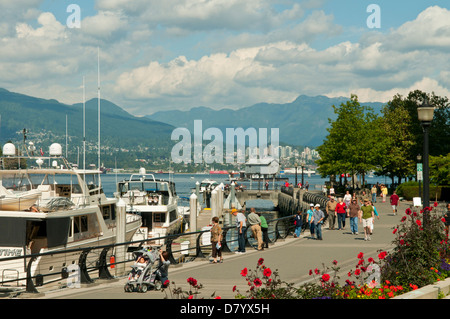 Coal Harbour, Vancouver, British Columbia, Canada Foto Stock