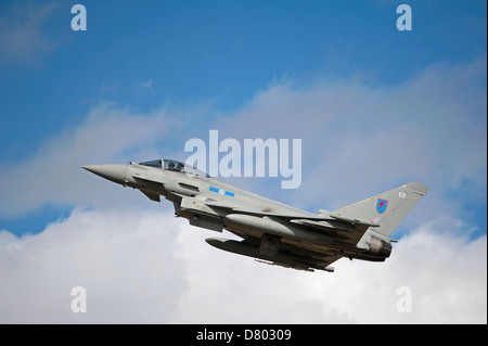 Eurofighter Typhoon EO FGR4 RAF n. 6 Sqn Leuchars. La Scozia. SCO 9116 Foto Stock