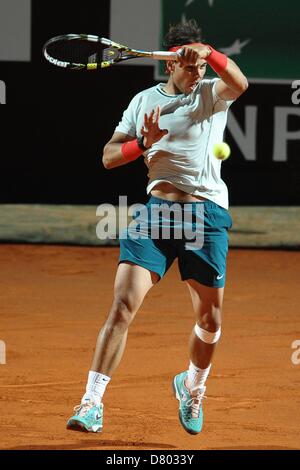 Roma, Italia. Il 15 maggio 2013. Rafael Nadal Roma ATP Masters mens clay court tennis tournament. Foto Stock