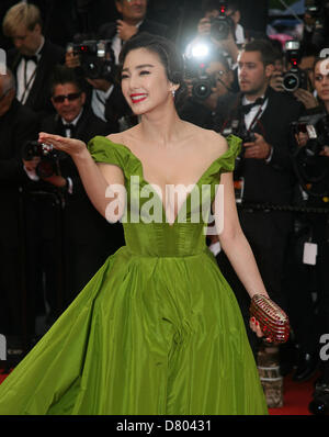 Cannes, Francia, XV 05,2013: Zhang Yuqi partecipa alla cerimonia di apertura e 'Il grande Gatsby" Premiere - La 66Cannes annuale F Foto Stock