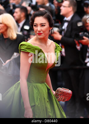 Zhang Yuqi partecipa alla cerimonia di apertura e 'Il grande Gatsby" Premiere - La 66annuale di Cannes Film Festivalat Palais des Fest Foto Stock