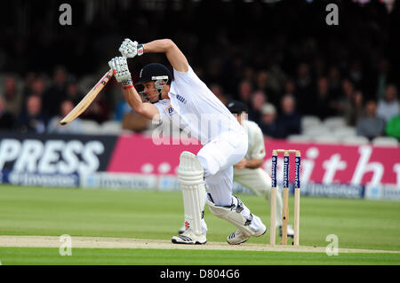 Londra, Regno Unito. 16 maggio 2013. Nick Compton durante il primo test tra Inghilterra e Nuova Zelanda dal Lords Cricket Ground. Foto Stock