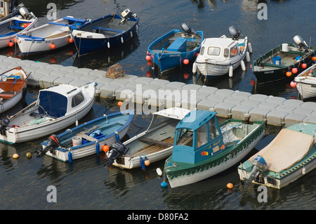 Gardenstown Harbour, Aberdeenshire, Scozia. Foto Stock