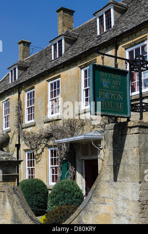 Picton House, la casa di Haynes Arte di Broadway in Worcestershire Cotswold village Foto Stock