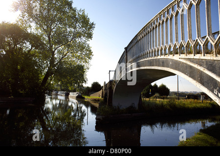 Braunston canal giunzione tra il canale di Oxford e il Grand Union Canal, Braunston, Northamptonshire, Northants, England, Regno Unito Foto Stock