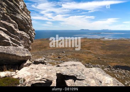 I forni hill / nord bluff, blick auf north west point Foto Stock