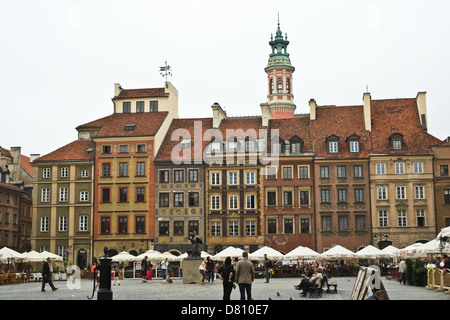 Il mercato vecchio di Varsavia, Polonia Foto Stock