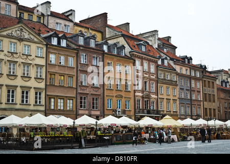 Il mercato vecchio di Varsavia, Polonia Foto Stock