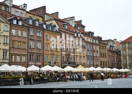 Il mercato vecchio di Varsavia, Polonia Foto Stock