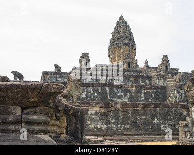 Bakong. Parco Archeologico di Angkor. Siem Reap. Cambogia Foto Stock