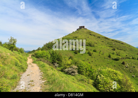 Fortificazioni Medievali su colline di Genova, liguria, Italy Foto Stock