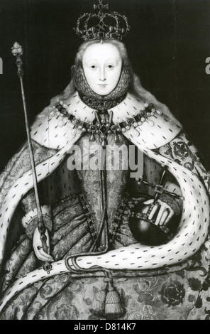 La regina Elisabetta I d'Inghilterra (1533-1603) Foto Stock