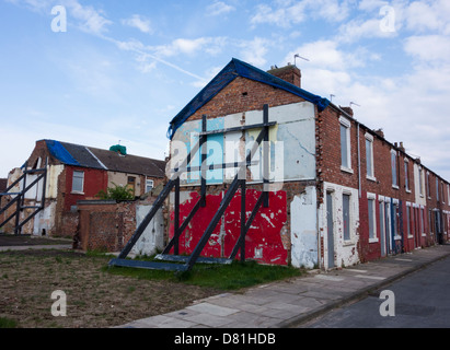 Imbarcati su una casa in Middlesbrough, Cleveland, England, Regno Unito Foto Stock