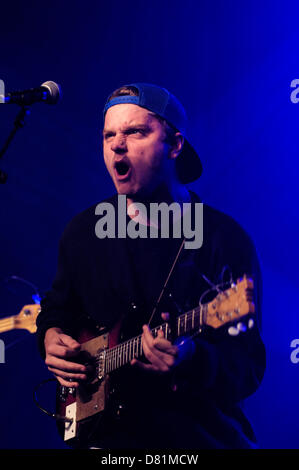 Mac DeMarco riproduce il Corn Exchange come parte del grande festival di fuga 2013 su 16/05/2013 in Brighton. Persone nella foto: Mac DeMarco. Foto di Julie Edwards Foto Stock