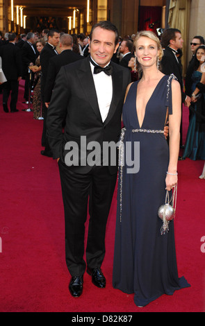 Jean Dujardin 84ma annuale di Academy Awards (Oscar) tenutosi presso il Teatro Kodak - Gli arrivi di Los Angeles, California - 26.02.12 Foto Stock