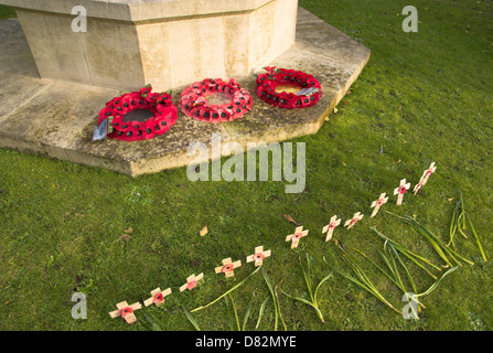 Parte del Memoriale di guerra - Broadwater e Worthing cimitero, Worthing, West Sussex. Foto Stock