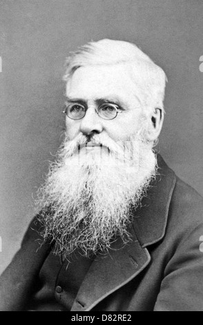 ALFRED Russel Wallace (1823-1913) Welsh naturalista e explorer indipendentemente concepito la teoria dell'evoluzione per selezione naturale Foto Stock