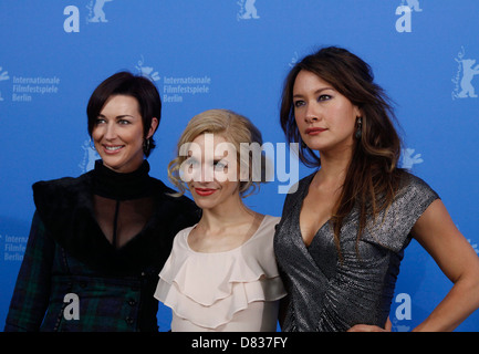 Stephanie Paolo, Julia Dietze e Peta al Sergente sessantaduesima annuale Festival Internazionale del Cinema di Berlino (Berlinale) - " Ferro cielo' Foto Stock