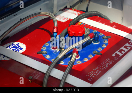 Auto Racing fuel cell close-up Foto Stock