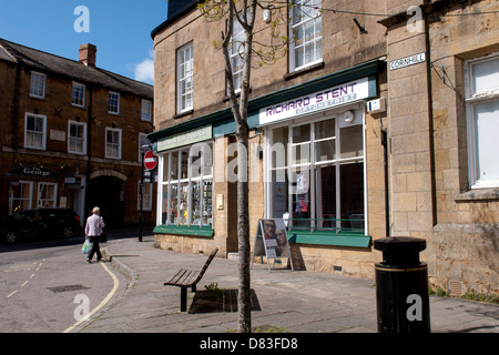 Cornhill, Ilminster, Somerset, Inghilterra, Regno Unito Foto Stock