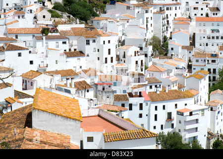 White casares in Spagna meridionale Foto Stock