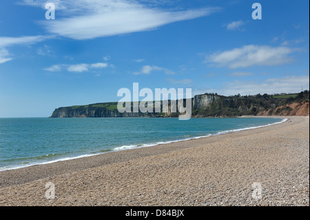 Seaton Beach Devon England Regno Unito Foto Stock