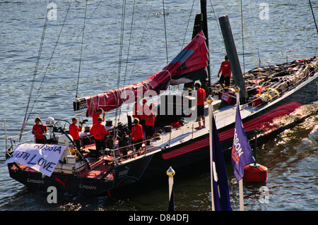 Il 2008/09 Volvo Ocean Race è stato uno yacht race svoltosi tra PTOM 4,2008, e 27 giugno 2009,barche partecipanti,Stoccolma, Svezia Foto Stock