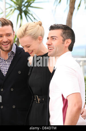Cannes, Francia. 19 Maggio, 2013. Justin Timberlake, Carey Mulligan, Oscar Isaac, presso il Coen fratello del nuovo film "Inside Llewyn Davis' photocall al Cannes Film Festival Domenica 19 maggio 2013. Credito: Doreen Kennedy/Alamy Live News Foto Stock