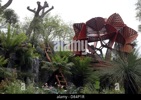 Trailfinders Giardino Australiano, mostra giardino alla RHS Chelsea Flower Show 2013 da Flemings Foto Stock