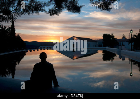 La laguna, Cañaveral de Leon, Huelva-provincia, regione dell'Andalusia, Spagna, Europa Foto Stock